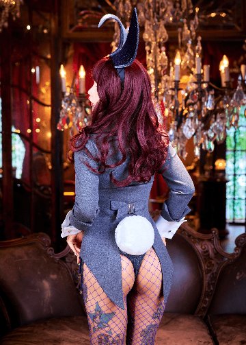 燕尾服【グレー】 オールシーズン用 コスプレ バニーガール 衣装 バニー衣装用の画像