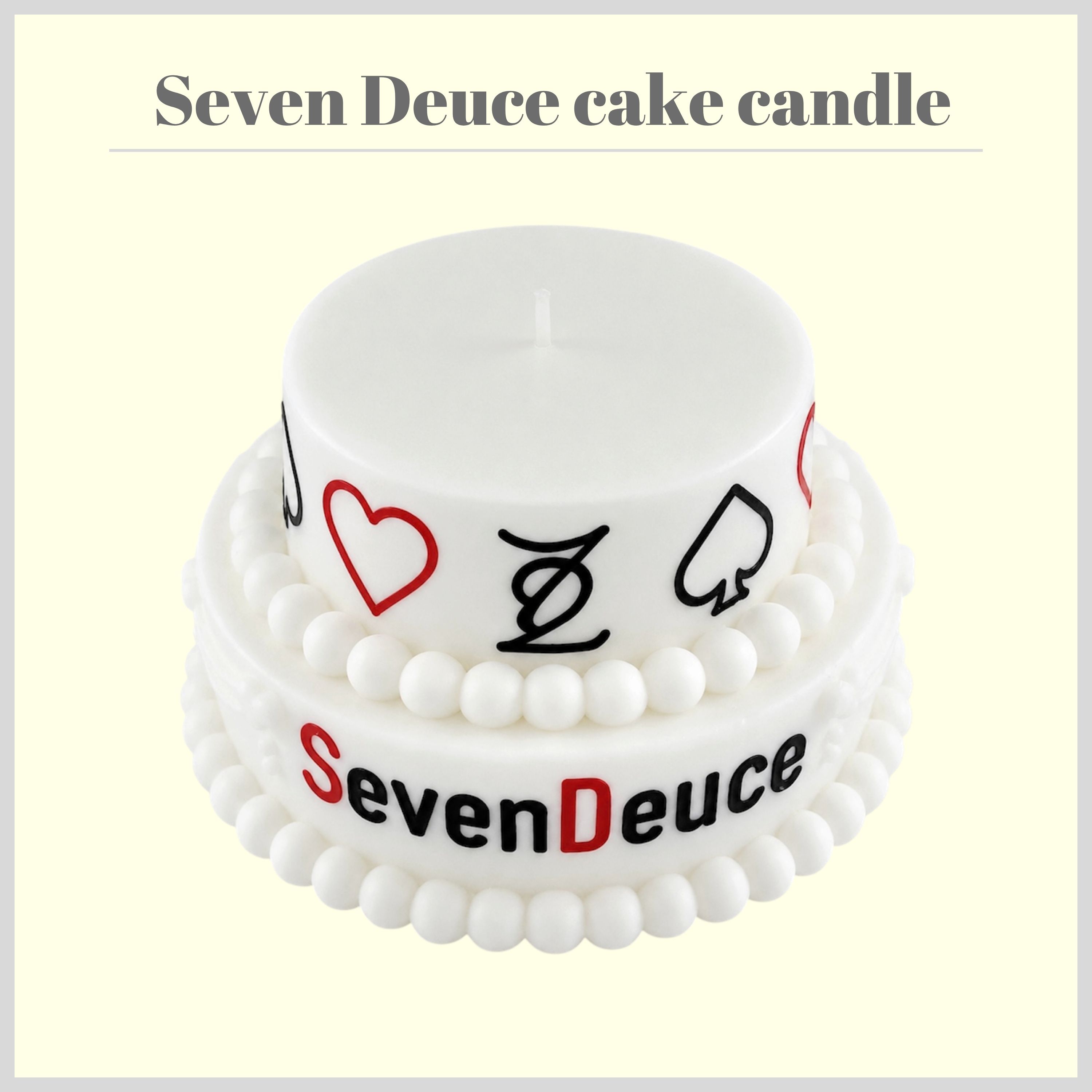 ① Seven Deuce ケーキキャンドルの画像