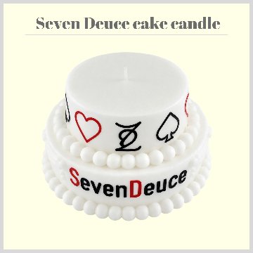 ① Seven Deuce ケーキキャンドルの画像