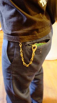 Brass Wallet Chain画像