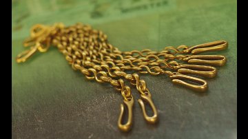 Brass Wallet Chain画像