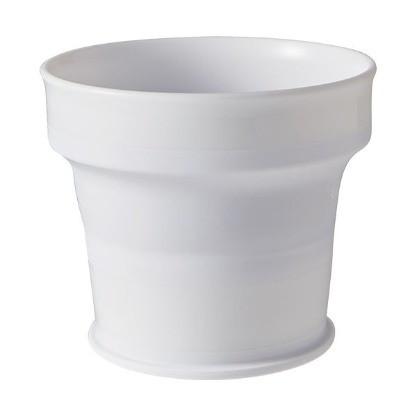 （まとめ）伊勢藤 おりたたみ うがいコップ UGAI cup 120ml ホワイト I-602-WH 1個【×5セット】 送料無料！の画像