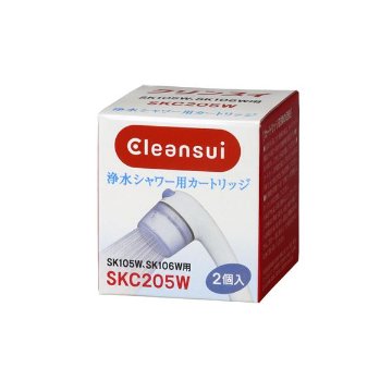 クリンスイ 浄水シャワー用カートリッジ 2個入 SKC205W 送料込！の画像