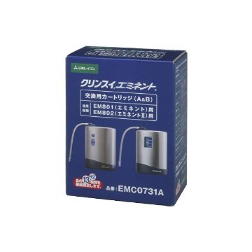 【1セット入り(Aカートリッジ+Bカートリッジ)】据置型浄水器 クリンスイ エミネントシリーズ 交換用浄水カートリッジ (スーパーハイグレード 鉛・トリハロメタン+農薬除去) EMC0731A 送料込の画像