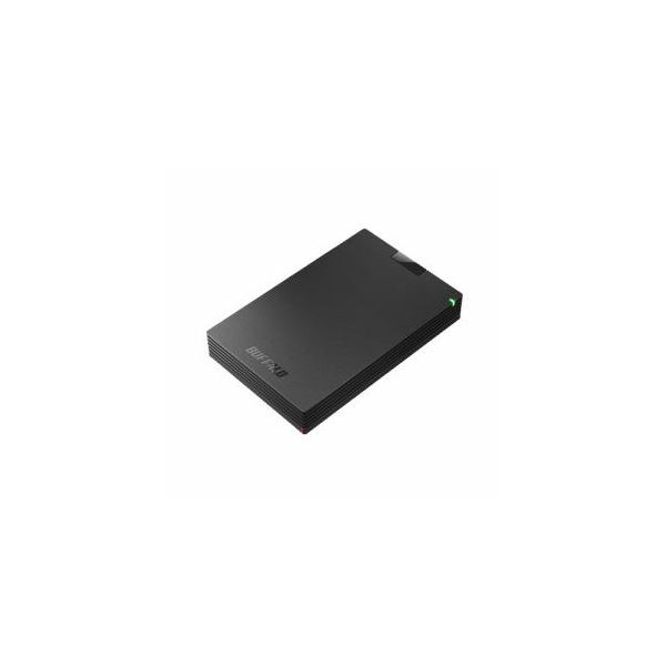 BUFFALO バッファロー ミニステーション USB3.1（Gen1）／USB3.0 ポータブルHDD 2TB ブラック HD-PCG2.0U3-GBA 送料無料！の画像