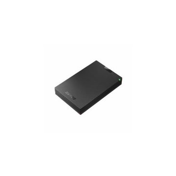 BUFFALO バッファロー ミニステーション USB3.1（Gen1）／USB3.0 ポータブルHDD 2TB ブラック HD-PCG2.0U3-GBA 送料無料！の画像