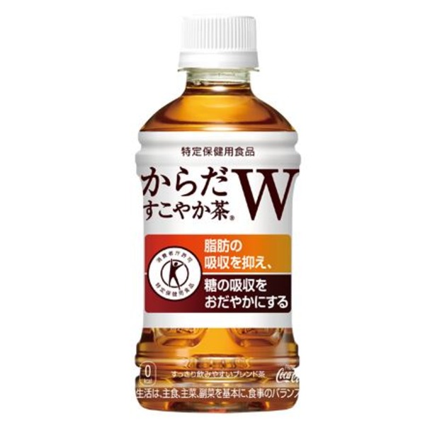 【まとめ買い】コカ・コーラ からだすこやか茶W (特定保健用食品/トクホ飲料) 350ml×24本(1ケース) ペットボトルの画像