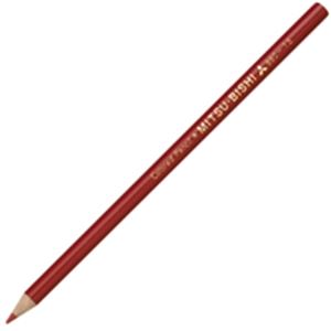 （まとめ）三菱鉛筆 色鉛筆 K880.15 赤 12本入 【×5セット】 送料無料！画像