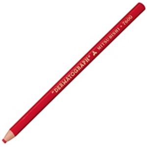 （まとめ）三菱鉛筆 ダーマト鉛筆 K7600.15 赤 12本入 【×3セット】 送料無料！画像