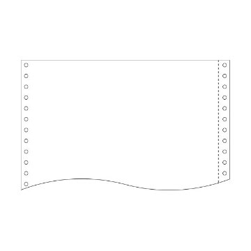 小林クリエイト 再生紙フォーム古紙70% 15×11インチ 白紙・1P R1511B-N 1セット(10000折:2000折×5箱) 送料無料！の画像