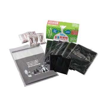 ワンステップ においバイバイ袋非常用トイレセット 120回分 SK6773 1セット 送料無料！の画像