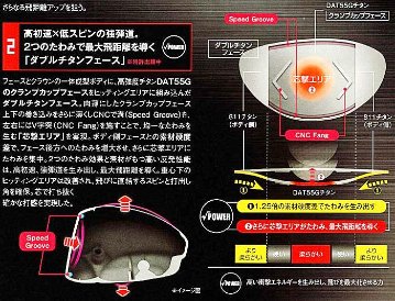 RomaRo Ray v V1 460 DRIVER (SLEルール適合モデル) 装着シャフトRJ−TG(UST Mamiya社製)の画像