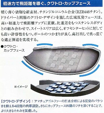 RomaRo フェアウェイウッド」装着シャフト RJ-TF FW(シャフトラボ社製)3W／5W／7Wの画像