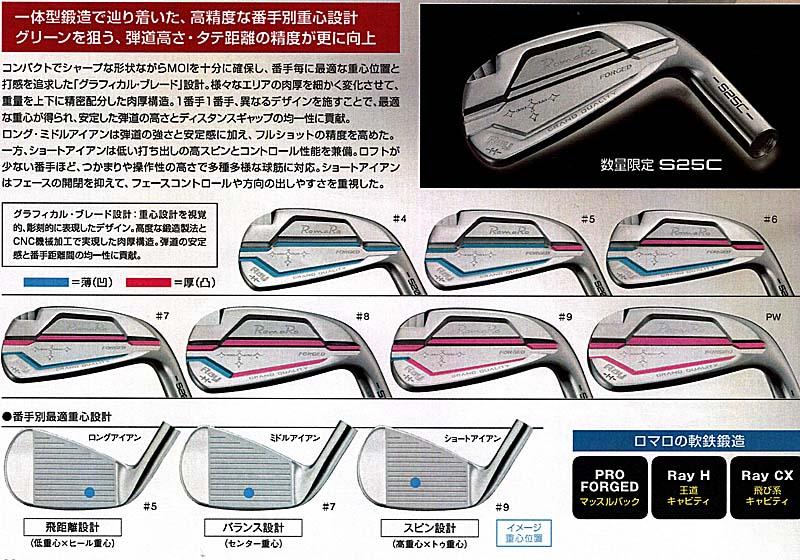 RomaRo Ray H IRON 単品(＃4)装着シャフト(DG S200) (NS 950GH) RomaRoの画像