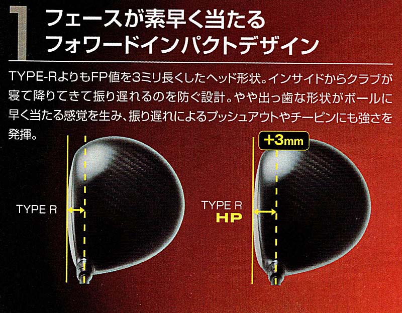 Ray TYPE R DRIVER　HP　DRIVERの画像