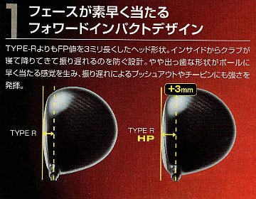 Ray TYPE R DRIVER　HP　DRIVERの画像