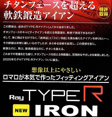 RomaRo　Ray TYPE R IRON　NS 950GH-S ６本セット(＃６～AW)の画像