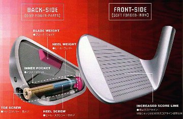 RomaRo　Ray TYPE R IRON　NS 950GH-S ６本セット(＃６～AW)の画像