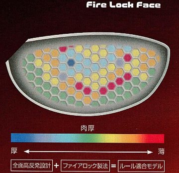  RomaRo Ray TYPE R DRIVER Fire Lock Face RomaRoの画像