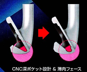 RomaRo Ray TYPE R PLUS IRON 装着シャフト(NS950GH／DG S200)の画像