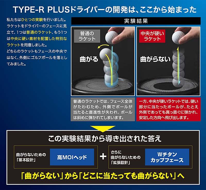 RomaRo Ray TYPE R PLUS DRIVER 高反発 SPEED TUNE MAXの画像