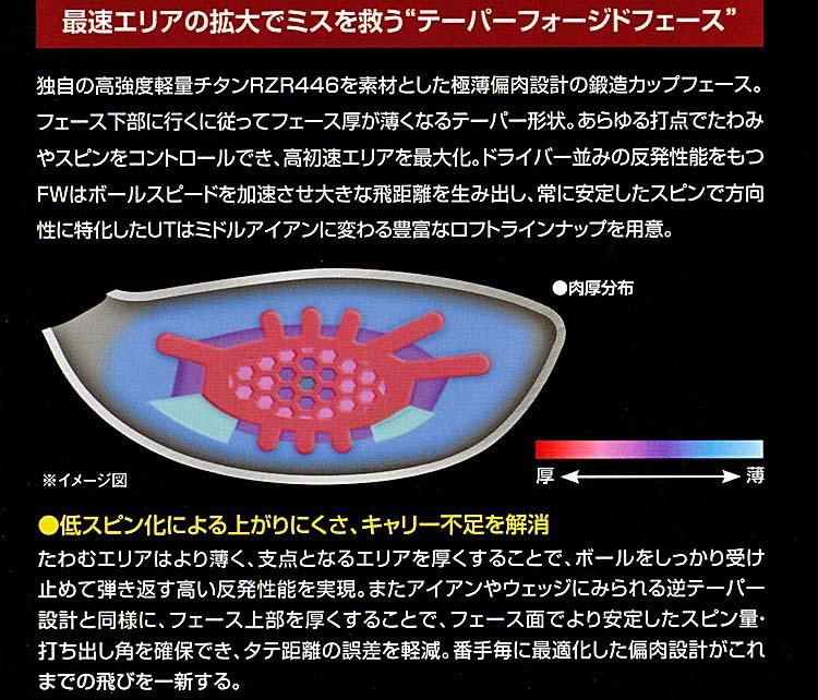 RomaRo　Ballista BR08 FW　純正シャフト RJ-TG-FW　(UST Mamiya社製)　の画像