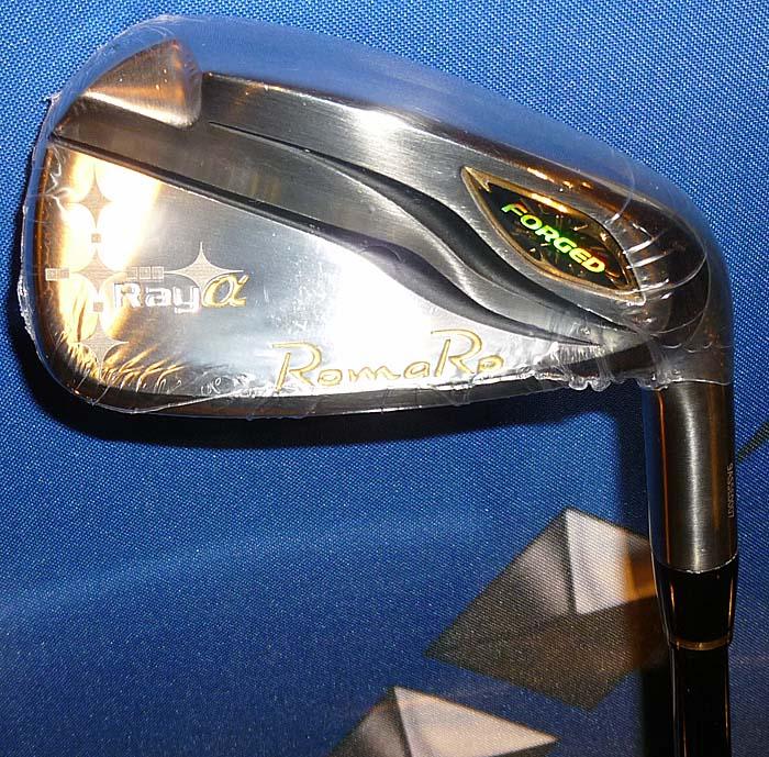 RomaRo 高反発アイアン Ray α GOLD IRON 6本組 (#５〜PW)　装着シャフトRJ-Ti5 Plemiumu Light(シャフトラボ社製)の画像