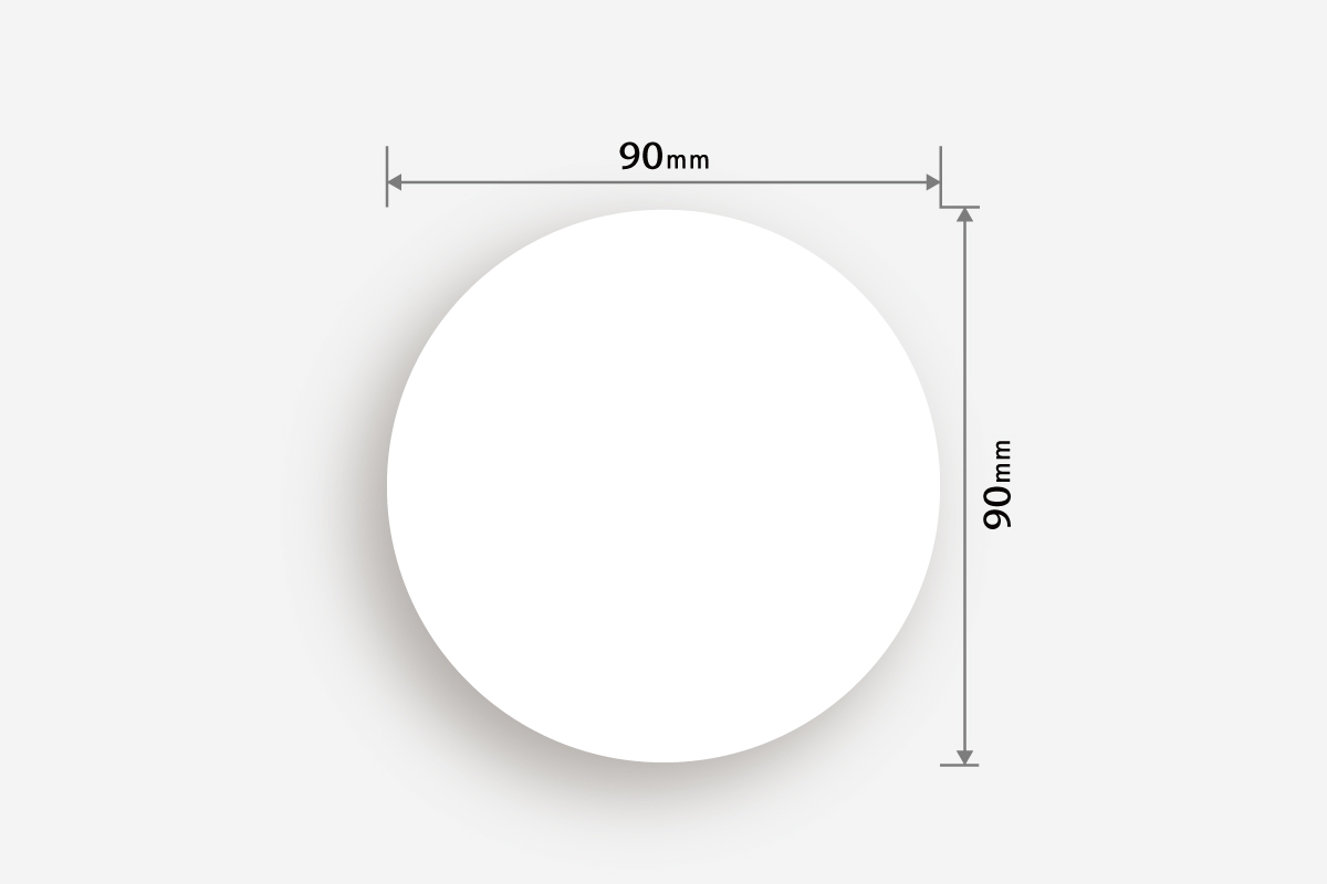 コースター 円形(90×90mm)の画像