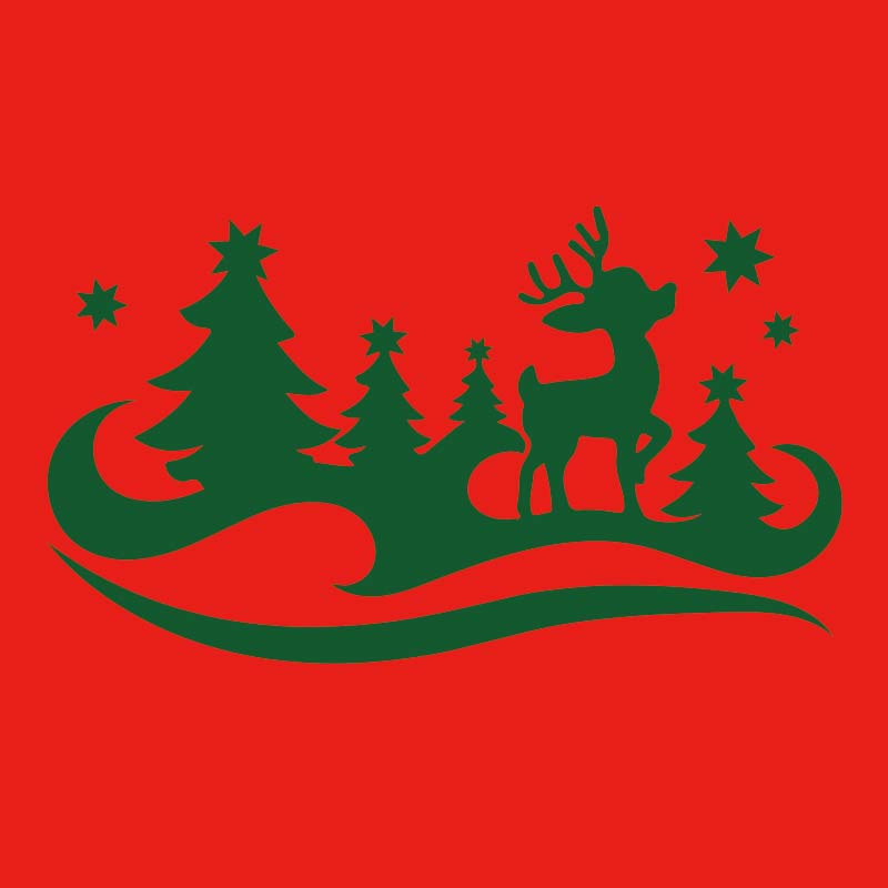 クリスマス柄 【CHRISTMAS TREE】 犬用パーカー スウェットパーカー ジップポケット付き犬服 超小型犬〜大型犬 お好きな犬服やTシャツ等にもプリント出来ますの画像