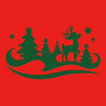 クリスマス柄 【CHRISTMAS TREE】 犬用パーカー スウェットパーカー ジップポケット付き犬服 超小型犬〜大型犬 お好きな犬服やTシャツ等にもプリント出来ますの画像