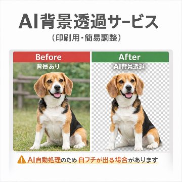 AI背景透過サービスの画像