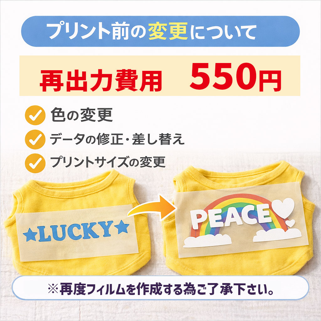 再出力料金の画像