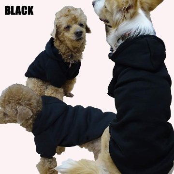 超大型犬対応！ 愛犬の名入れが出来る犬服　裏起毛ポリエステルパーカー アルファベット/ローマ字横書き ABC　超小型犬から超大型犬までの犬服　ドッグウェア名前入れの画像