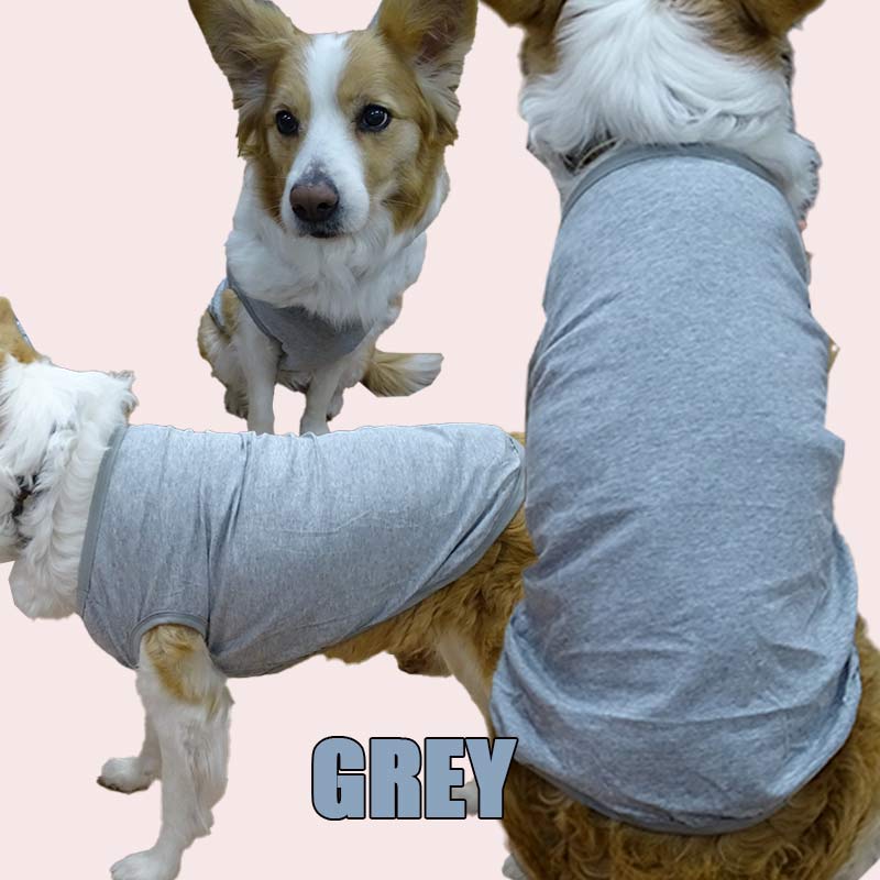 愛犬の名入れが出来る！うちの子CAFE！イヌバ？犬場コーヒー？CAFE風名入れ　犬用コットン/ポリエステルタンクトップ  小型犬～大型犬まで(25kg位) 　名前入り犬服 ドッグウェアの画像