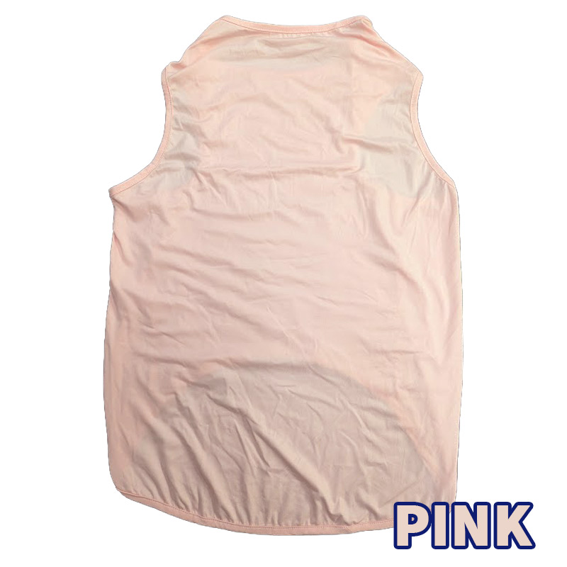 超大型犬対応　ポリエステルタンクトップ 犬服 4xl~8xl 4色展開　中型犬 ,大型犬,超大型犬　お好きなプリントをお入れしますの画像