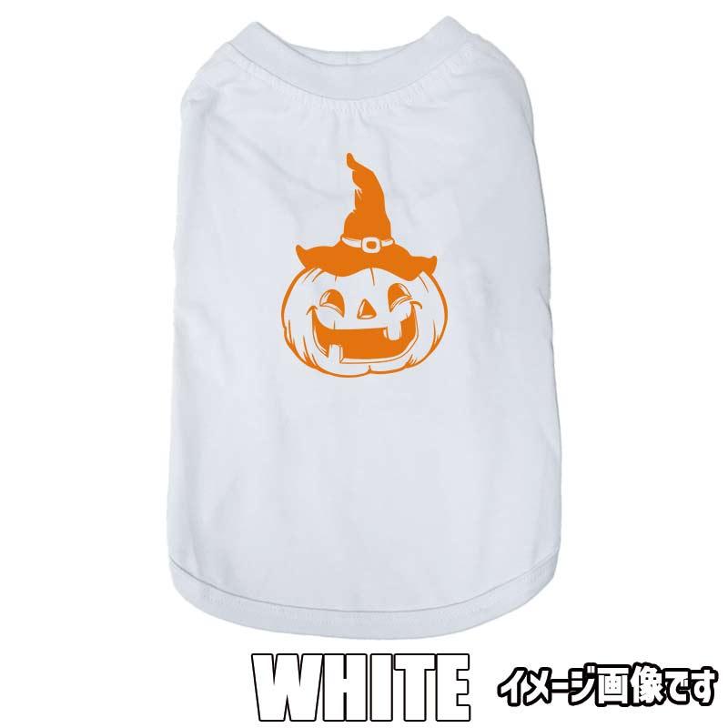 ハロウィン柄! PUMPKIN-FACE コットン100% 犬用Tシャツ 犬服 halloween ハロウィーン風ロゴ リンクコーデも出来ますの画像