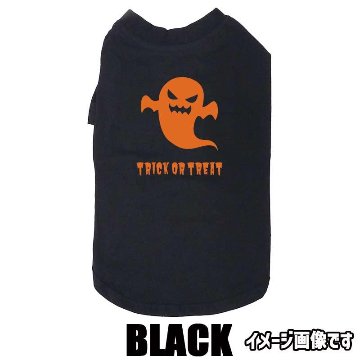 ハロウィン柄！ MONSTAR-FACE コットン100％ 犬用Tシャツ 犬服 halloween ハロウィーン風ロゴ リンクコーデも出来ますの画像