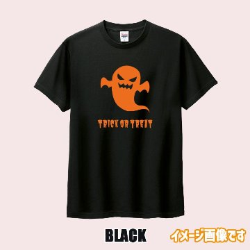 ハロウィン柄プリント半袖Ｔシャツ MONSTAR-FACE ワンズプリント/WANS PRINT 5.6oz ヘビーウェイト ハロウィン柄/ハロウィーン柄　愛犬とリンクコーデの画像