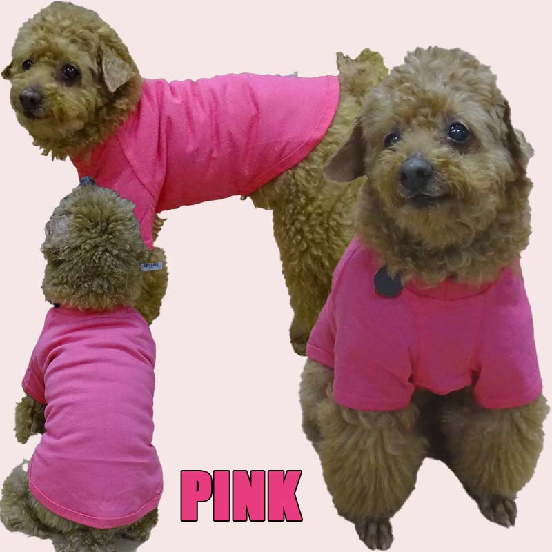 犬用Ｔシャツ 犬服 コットン100％ S~4XL 10色展開 超小型犬、小型犬、中型犬、大型犬 お好きなプリントをお入れします　dog-te-6cの画像