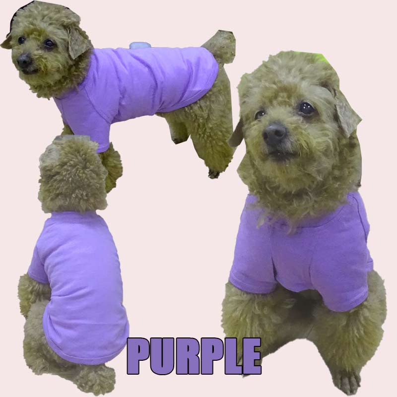 犬用Ｔシャツ 犬服 コットン100％ S~4XL 10色展開 超小型犬、小型犬、中型犬、大型犬 お好きなプリントをお入れします　dog-te-6cの画像