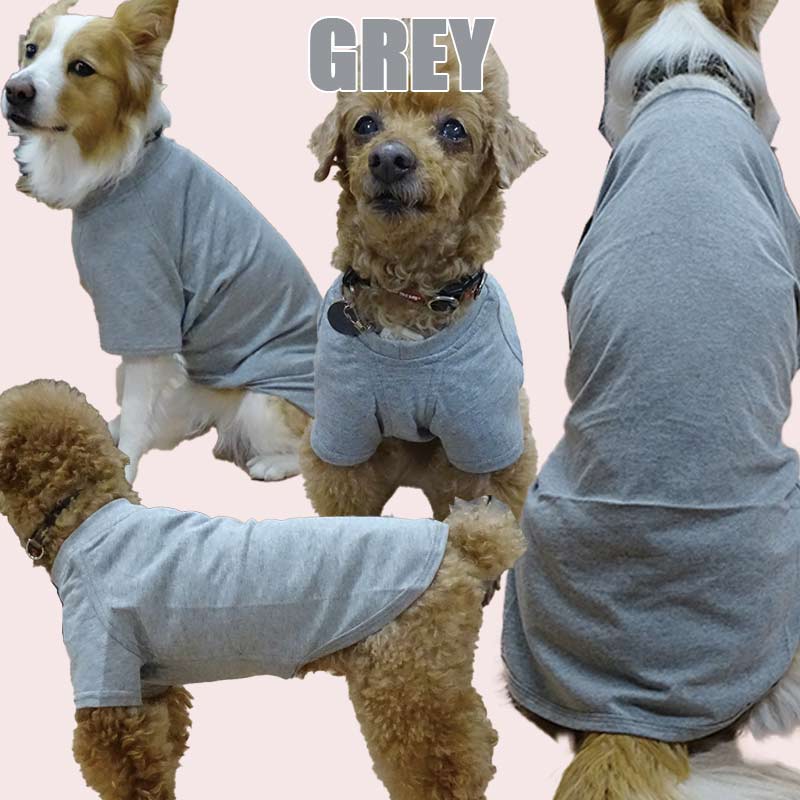 犬用Ｔシャツ 犬服 コットン100％ S~4XL 10色展開 超小型犬、小型犬、中型犬、大型犬 お好きなプリントをお入れします　dog-te-6cの画像