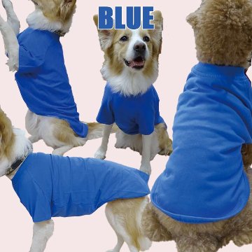 犬用Ｔシャツ 犬服 コットン100％ S~4XL 10色展開 超小型犬、小型犬、中型犬、大型犬 お好きなプリントをお入れします　dog-te-6cの画像