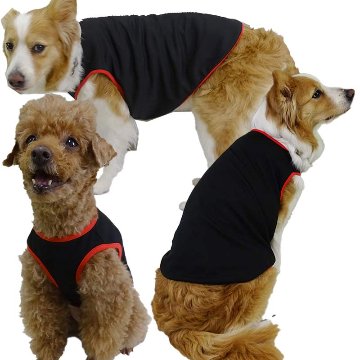 犬用メッシュタンクトップ 犬服 XS~7XL 2色展開 超小型犬、小型犬、中型犬 ,大型犬お好きなプリントをお入れしますの画像