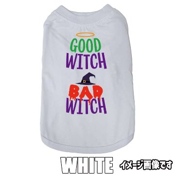 ハロウィン柄！GOOD-WITCH-BAD-WITCH お好きな犬服やTシャツ等にプリント致しますの画像