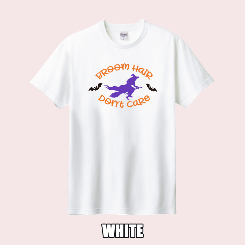 ハロウィン柄！BROOM-HAIR-DONT-CARE お好きな犬服やTシャツ等にプリント致しますの画像