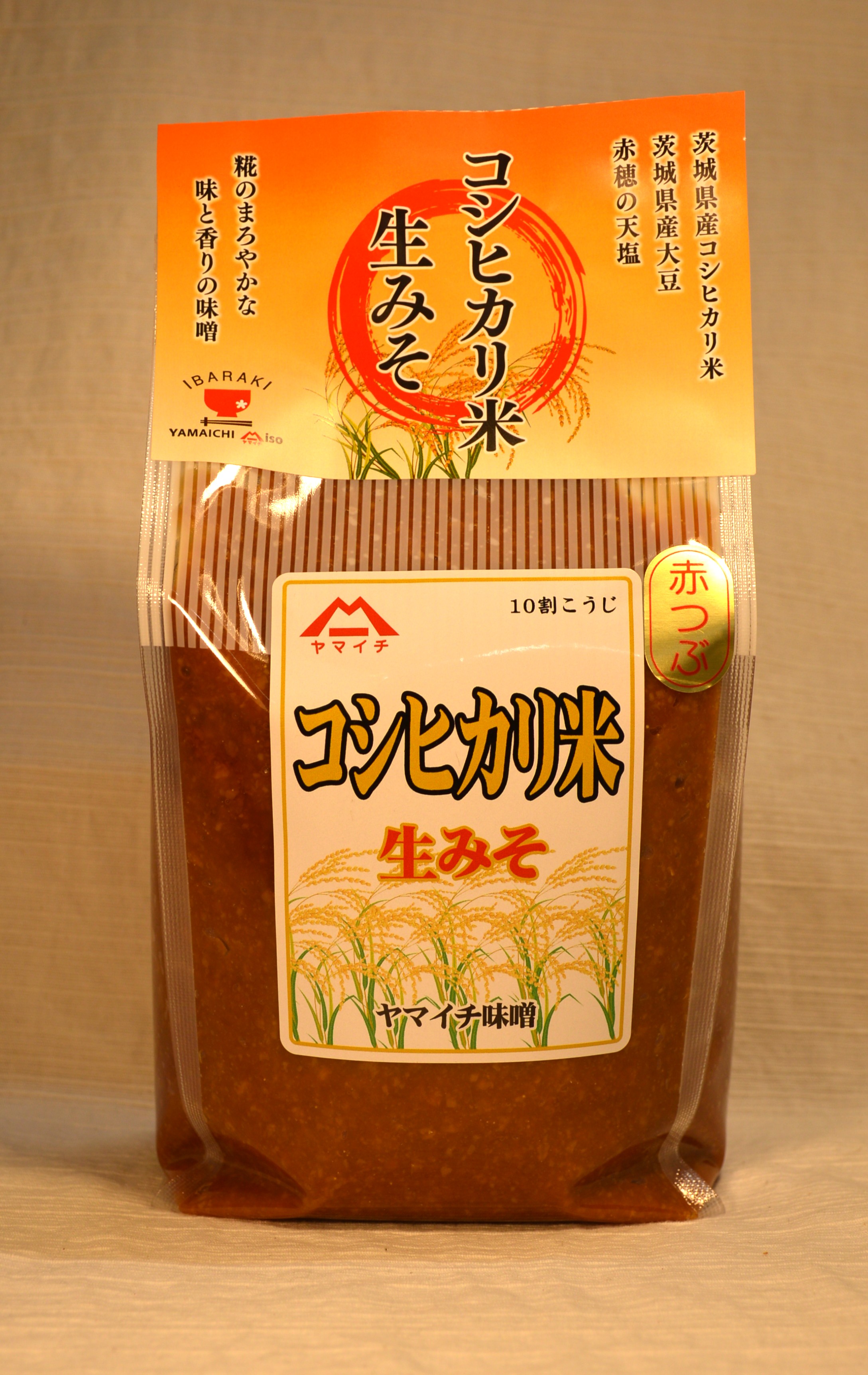 コシヒカリ米生みそ 【赤つぶ】 500gの画像