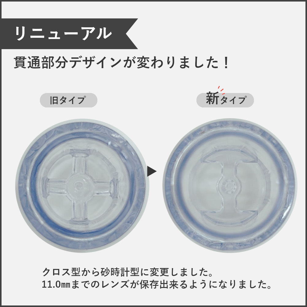 ★リニューアル★アイミーハードレンズ保存ケース2本セットの画像