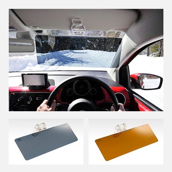 偏光カーバイザーの画像