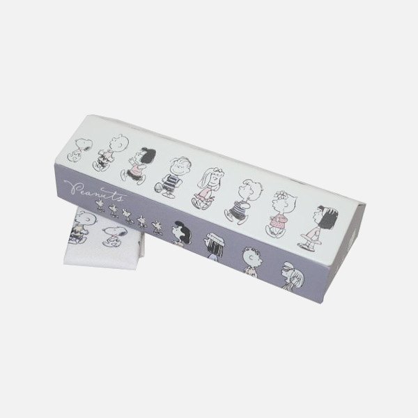 スヌーピー　ハウス型メガネケース　みんなでパレードの画像