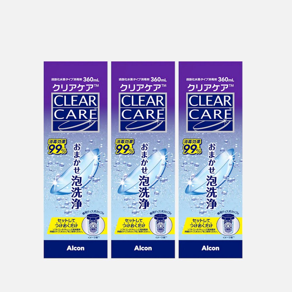 クリアケア3本セット(360ml×3本)｜You Love Eye